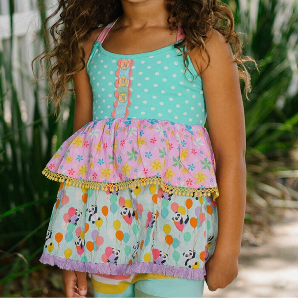 Matilda Jane Pandamonium panda tunic size 10 VGUC